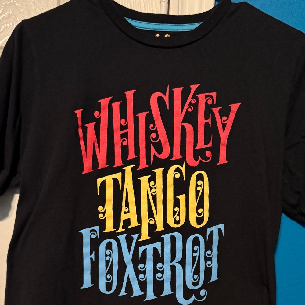 2012 Whiskey Tango Foxtrot Threadless Graphic Tee - Funny Satire WTF T-Shirt